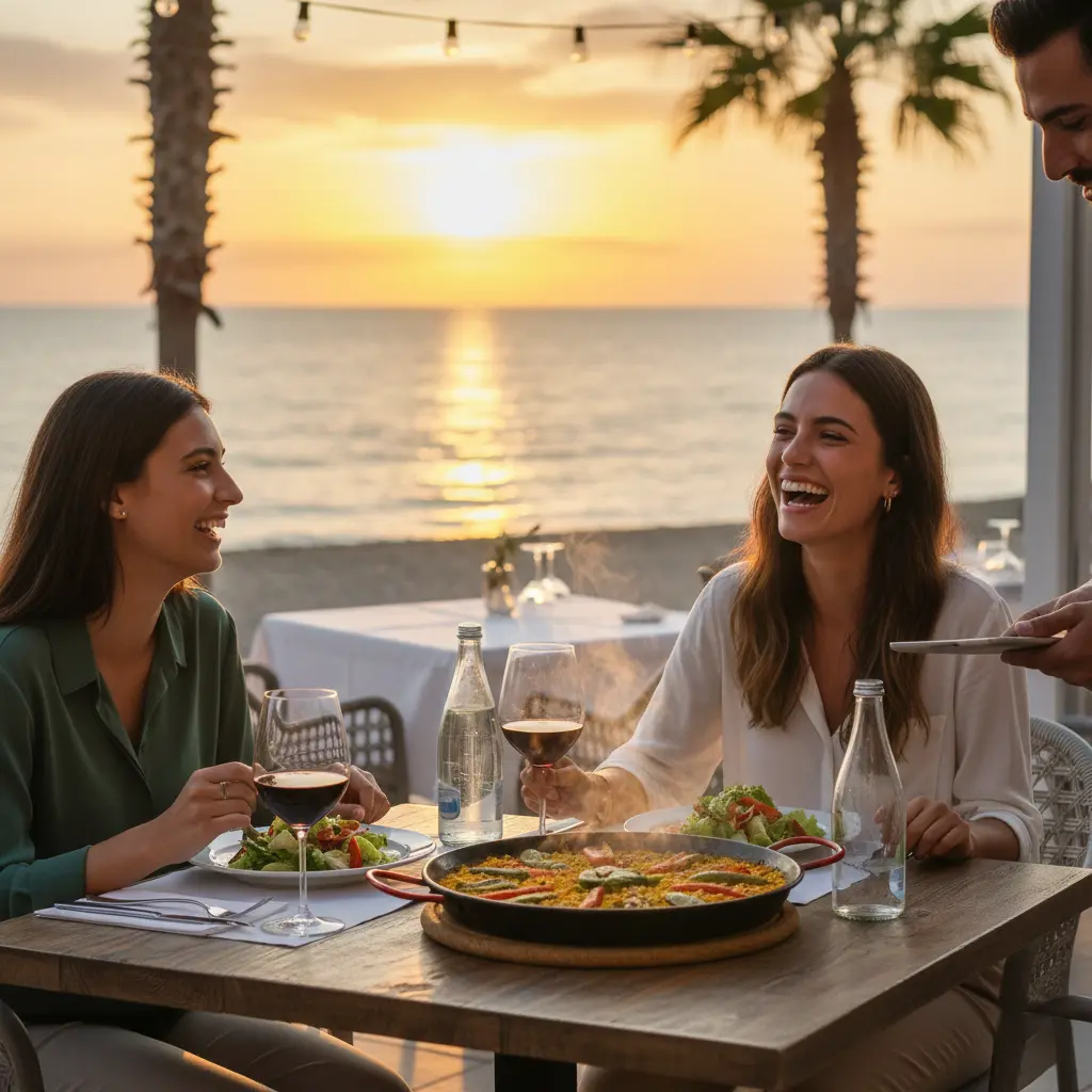 Una Cena en el Restaurante "El Sol"